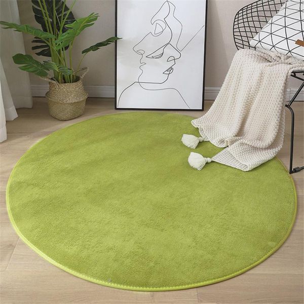 

carpets round carpet water absorption floor mat for living room bedroom bedside rugs anti-slip sofa children play yoga rug