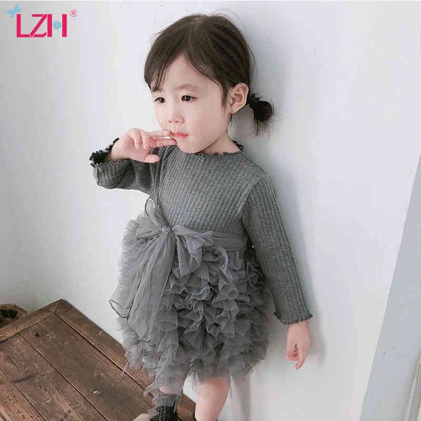 

girl's dresses christmas for baby girls autumn winter long sleeve knitting tutu princess newborn infant 1 year birthday party dress 102, Red;yellow