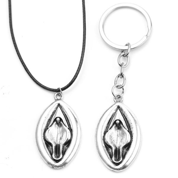 

pendant necklaces organ for female vaginal shape necklace charms personality couple gift bijoux jewelry accessories, Silver