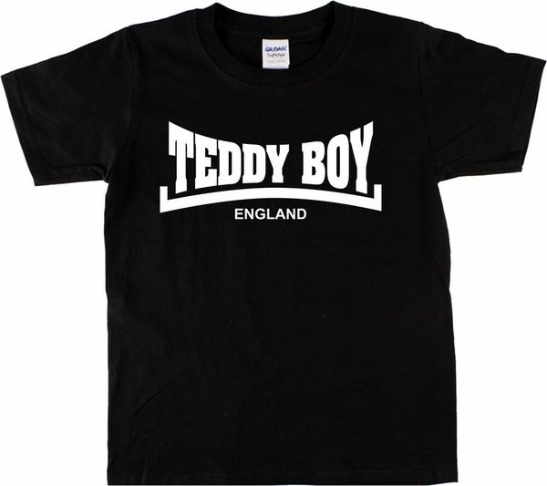 

teddy boy t-shirt - england 1950's, retro, british, rock n roll, s-xxl, White;black