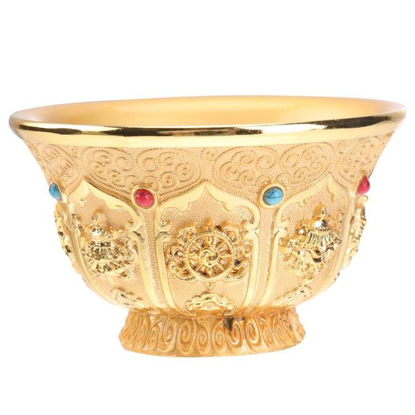 

cat bowls & feeders 1pc temple copper bowl supplies home decoration water cup