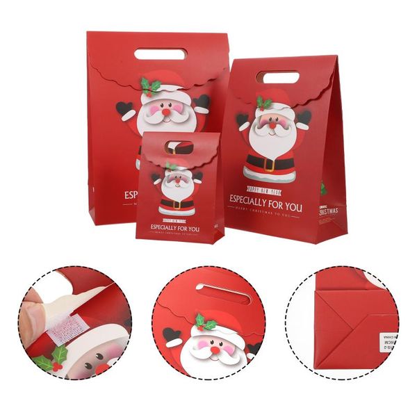 

gift wrap 6pcs durable christmas pouch delicate xmas packing bag handheld