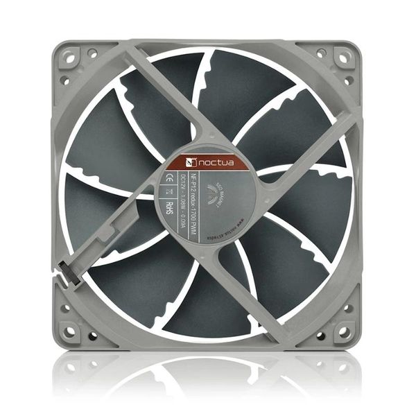 

noctua nf-p12 redux 120mm pwm 4pin computer case fan silent 25.1dba 12cm cpu cooling fans 12v speed adjust cooler radiator & coolings