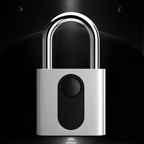 

smart fingerprint padlock usb rechargeable lock gym cabinet dormitory warehouse anti-theft