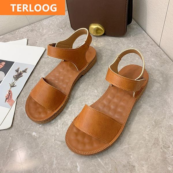 

sandals women's shoes 2021 slippers flat casual solid color open toe sports outdoor flipflops beach fashion designer, Black