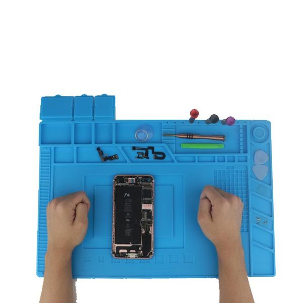 

cell phone repairing tools heat insulation working mat for lcd screen back glass repair heat-resistant pad soldering maintenance platform