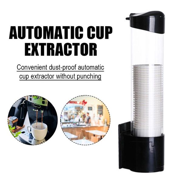 

hooks & rails disposable cup holder punchautomatic water dispenser paper taker space saving wall mounted storage rack for home office