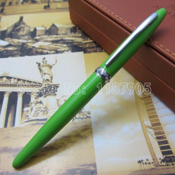 

jinhao green and silver pen diamond fountain jh159985 pens