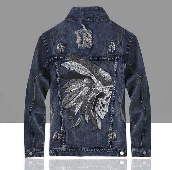 

men's jackets men moto & biker jacket mens denim luxury outerwear coats for blue slim straight man, Black;brown