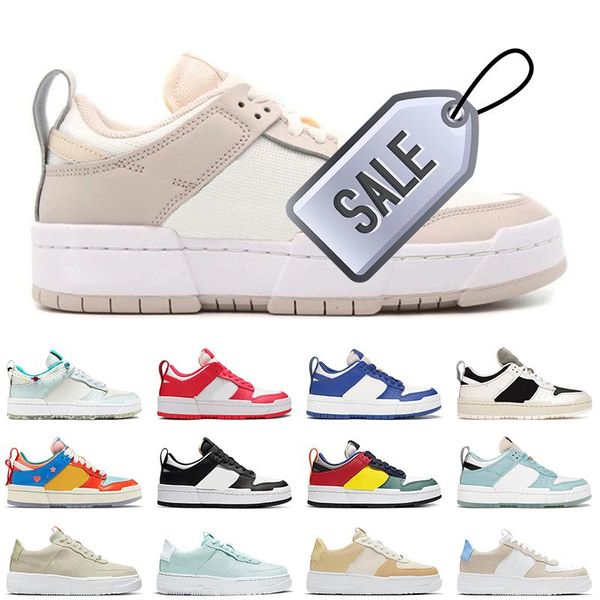

2022 low disrupt running shoes sail desert sand cactus flower pixel olive aura particle beige mens trainer u, Black