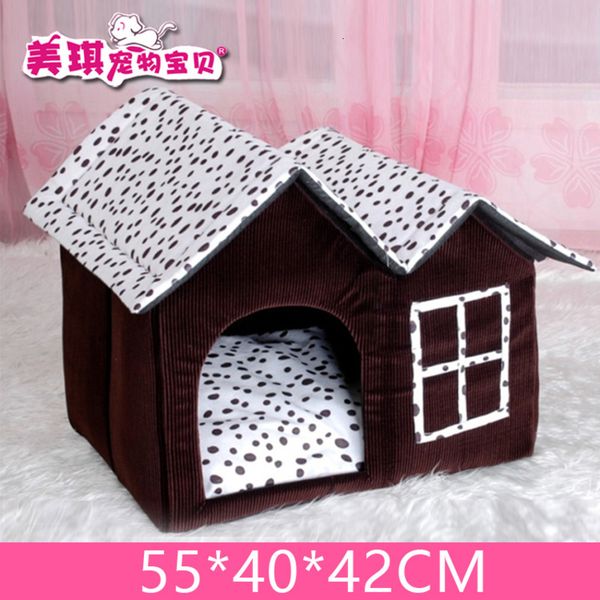 

kennel pet bed tent double roof cow dog house