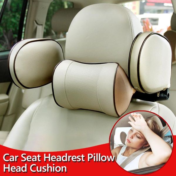 

seat cushions car headrest neck pillow auto head cushion outdoor memory foam support travel personal parts decoration