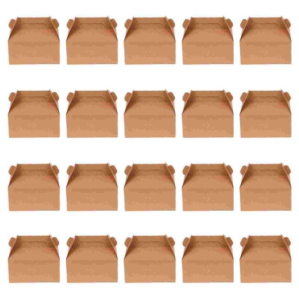 

gift wrap 20pcs handed paper cake storage boxes dessert packing candy