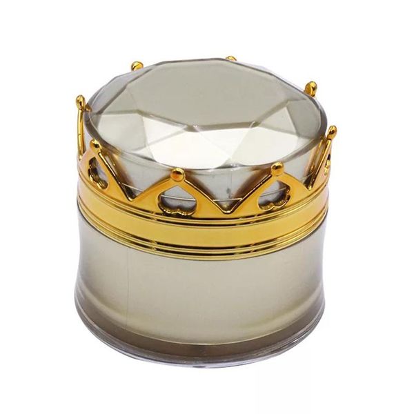 

storage bottles & jars 20pcs/lot 10/20g fashion crown shape plastic refillable empty makeup pot jar travel cosmetic container