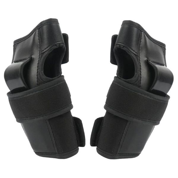 

wrist guards support palm pads protector skating ski snowboard hand protection elbow & knee, Black;gray