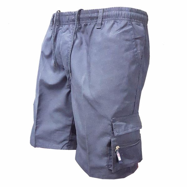

men's shorts mens military cargo summer army green cotton men loose multi-pocket homme casual tro bxp0, White;black