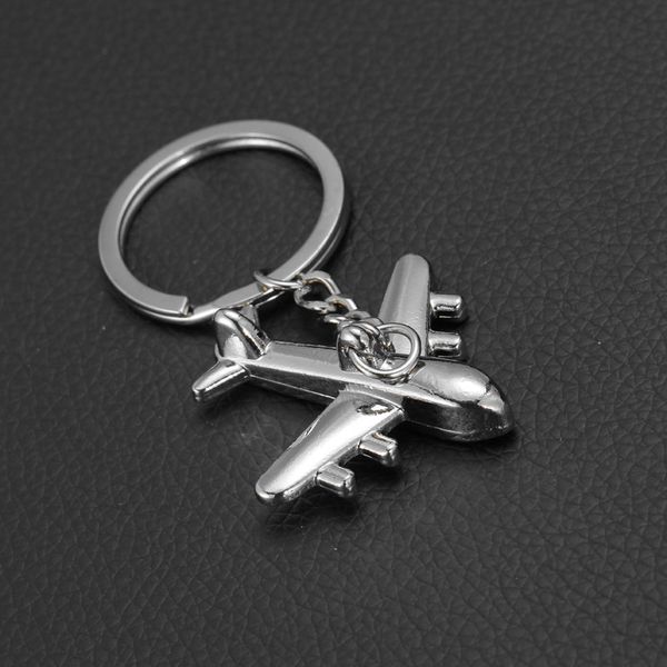 10 Teile/los 2021 Neue Schlüsselbund 40x40mm Flugzeug Flugzeug Anhänger DIY Männer Auto Schlüssel Kette Ring Halter Schlüsselring Souvenir schmuck Geschenk