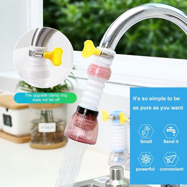

kitchen faucets 360-degree rotating filter splash-proof water tap shower non-toxic faucet nozzle