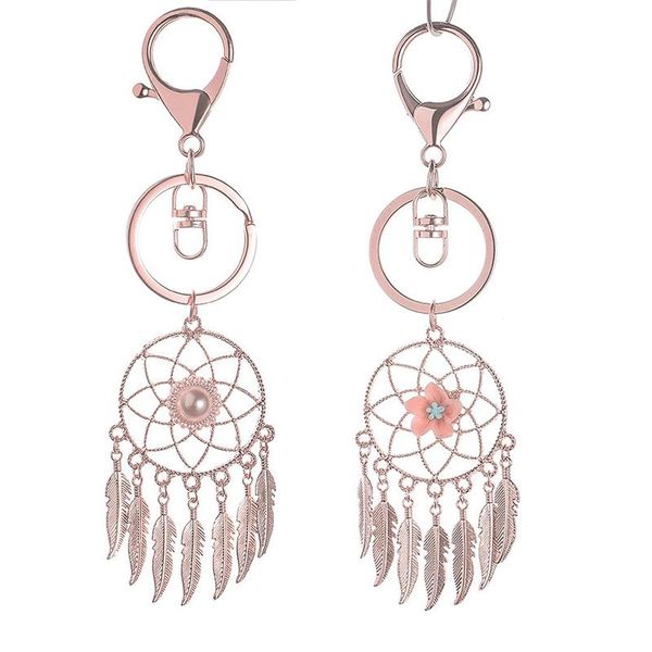 

keychains 2 pack metal keychain dreamcatcher bag decorations, Silver