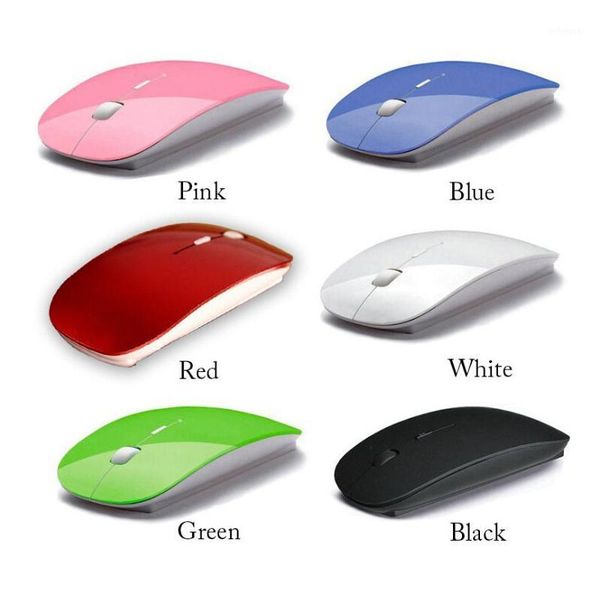 

ultra thin wireless mouse optical 2.4g receiver gaming mice gamer for computer pc lap