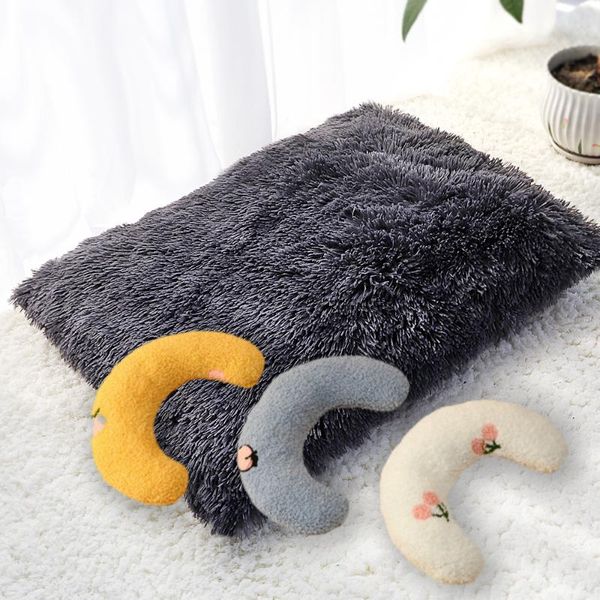 

cat beds & furniture pet mat not easy pull off soft washable in autumn winter non slip plush suitable large medium small dog cama gato