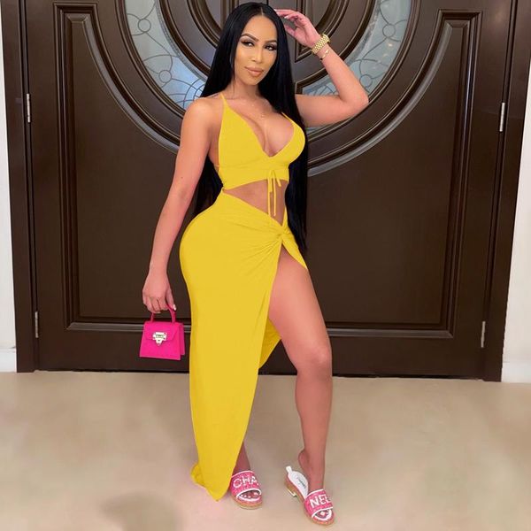 

summer clothing two-piece set casual beach swimwear women fashion beachwear dress cover up bathing suits wholesale items women's, White;black