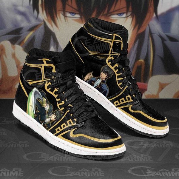 

toshiro gintama hijikata custom sneakers anime shoes