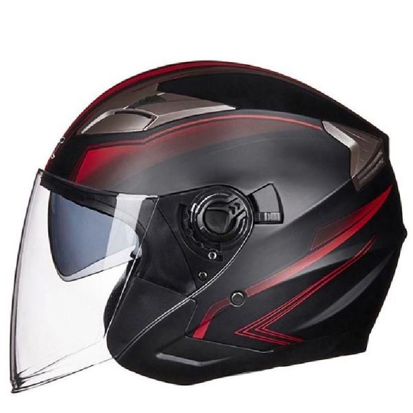 

motorcycle helmets cool half face abs motorbike helmet gxt double lens electric safety men moto casque