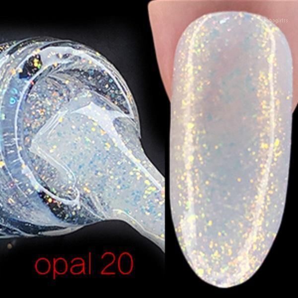 

nail starlight opal gel uv potherapy polish shimmering particles 8ml art tslm11, Red;pink