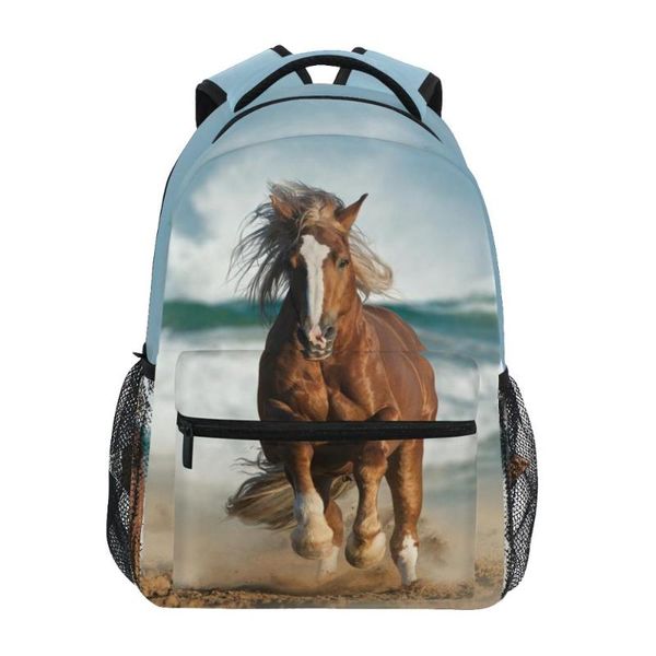 

waterproof school bag backpacks for boys horse print bags girls lapbackpack teenagers schoolbag s