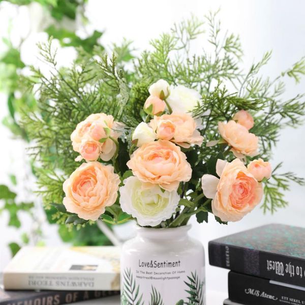 

decorative flowers & wreaths coniferous branches artificial flower home decoration plant arrangement accessories leaves decor christmas