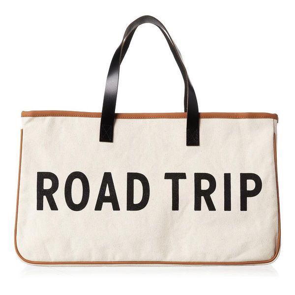 

diaper bags bag 20" x 11" weekend vibes beach votton large capacity handbag brown leather handles and black border