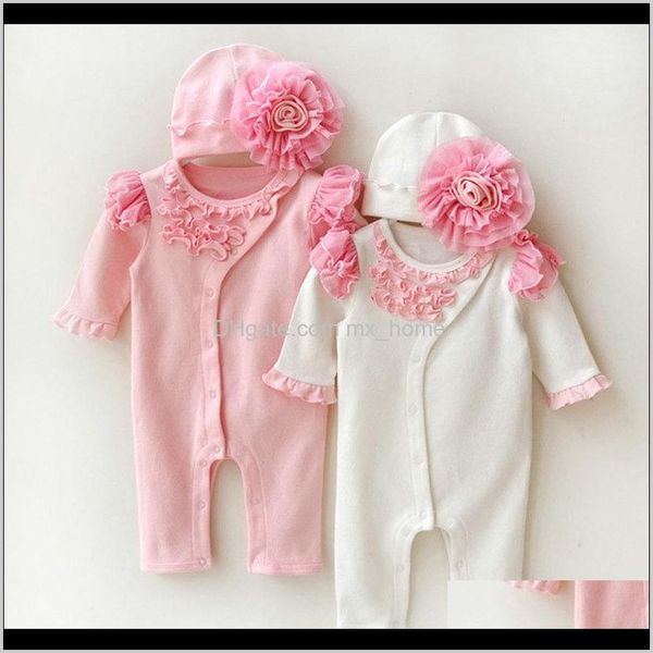 

born clothes soft cotton pajamas overalls hats 2 pcs yj3rn sets 6rj8h, White