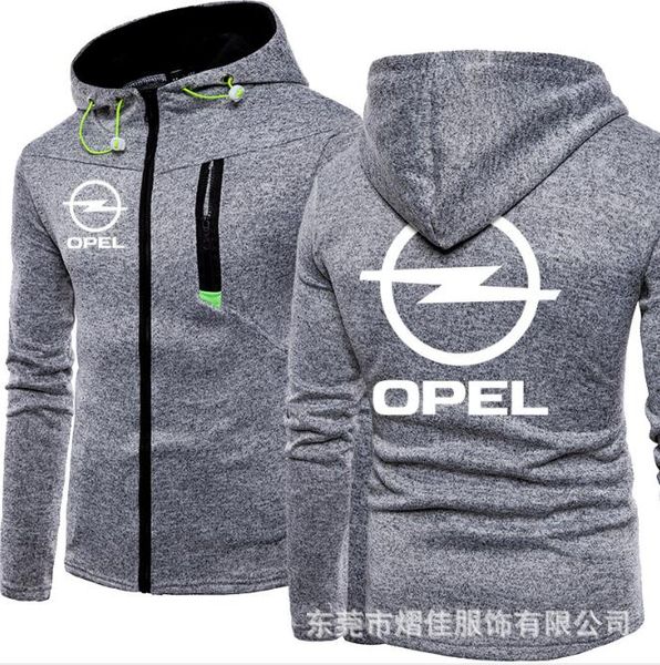

men's hoodies & sweatshirts 2021 fashion men winter autumn mens motorcycle opel cotton casual zip male hooded coats, Black