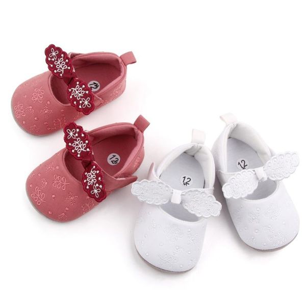 

first walkers born baby girls shoes pu leather buckle big bow princess party wedding girl autumn style
