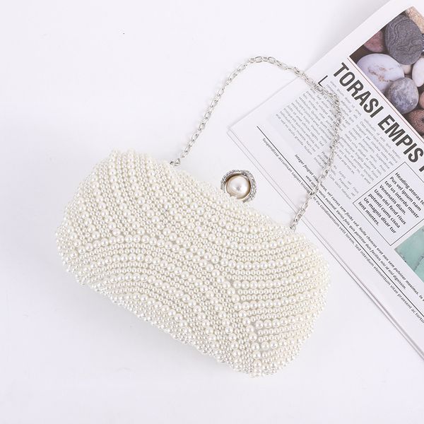 

fashion evening bag pearl dinner celebrity cheongsam dress wedding bride gift
