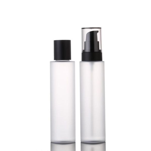

storage bottles & jars 20pcs 150ml frosted transparent empty cosmetic packaging shampoo liquid soap container with screw lid pet bottle