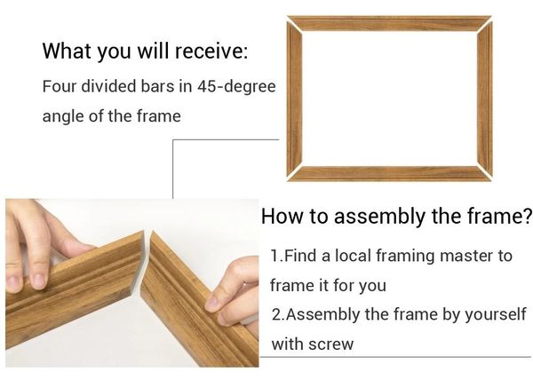 

frames wooden po frame, art picture diy oil painting frame home decoration, wall