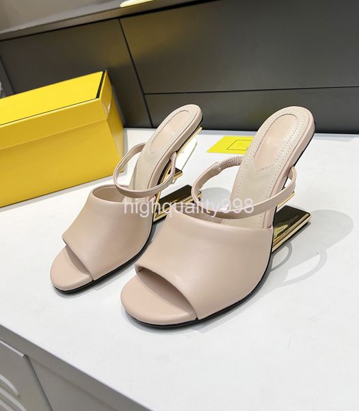 

dress shoes star same little -heeled sandals mink fur cowhide fashion light cooked air after wind women's slippers, Black