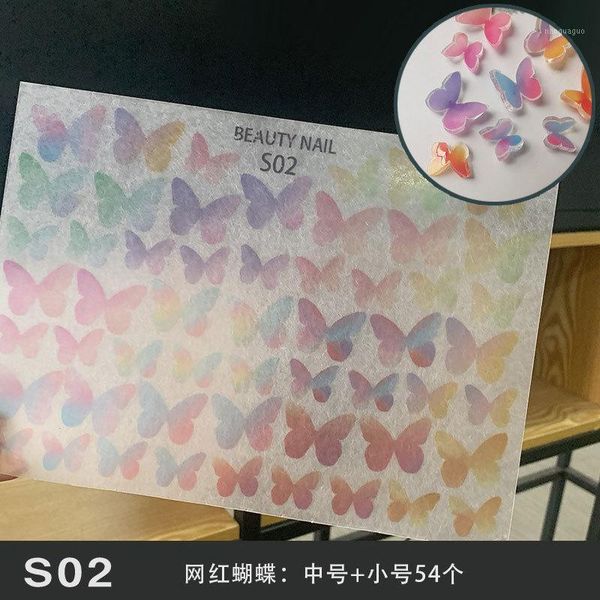

nail art 3d butterfly rhinestones stones color rhinestone beads for nails decorations crystals accessories ns-4051, Silver;gold