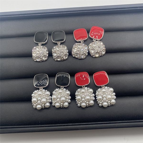 

design jewelry irregular gradient pearl fashion temperament elegant and gentle net red earrings, Golden