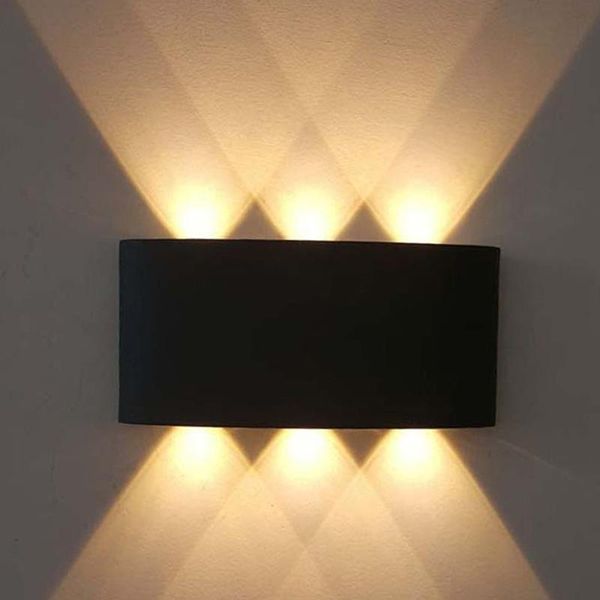 

outdoor wall lamps 2w 4w 6w 8w lights cob led porch lamp dual head post light waterproof indoor aluminum