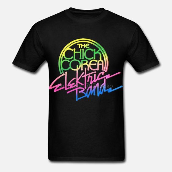 

men's t-shirts men tshirt the chick corea elektric band t shirt women t-shirt tees top, White;black