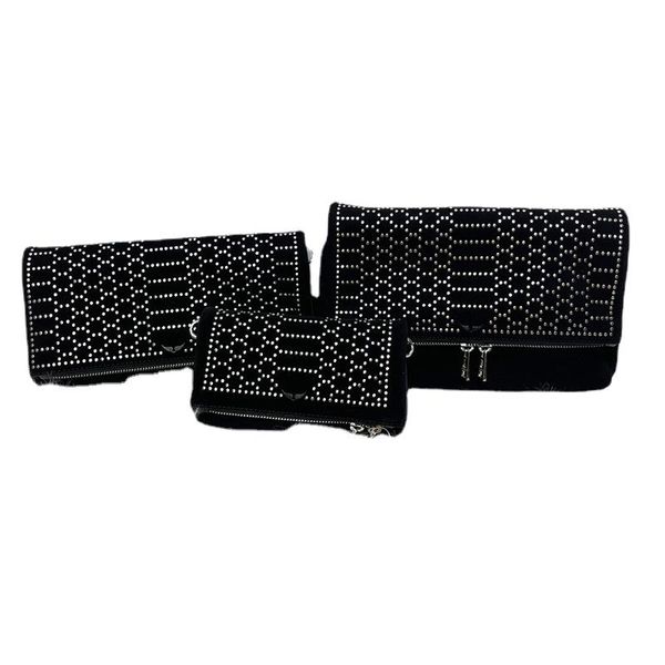 

cosmetic bags & cases 2021 female bag european american retro chain scaly velvet bread natural cowhide shoulder luxury woman