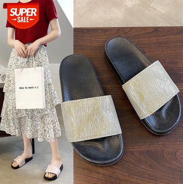 

flat-bottomed casual sandals and slippers for women's outer wear #2i9b, Black