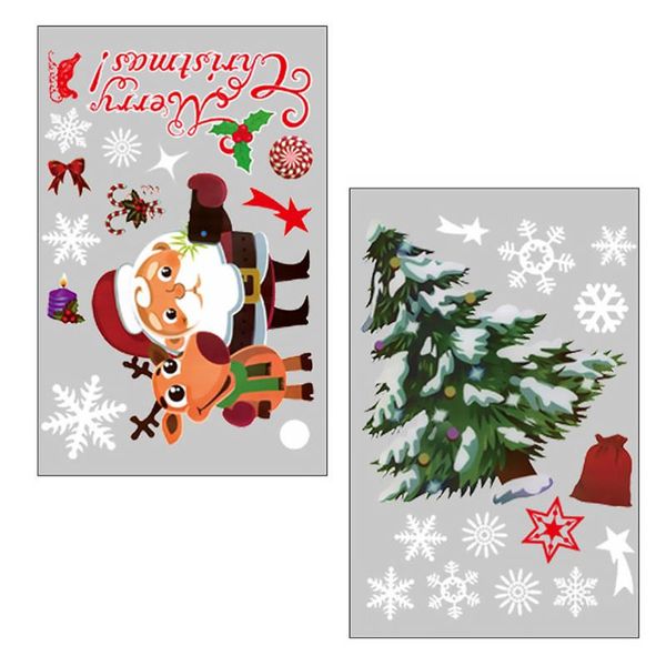 

wallpapers 1 sheet christmas window stickers holiday decoration snowflake wall