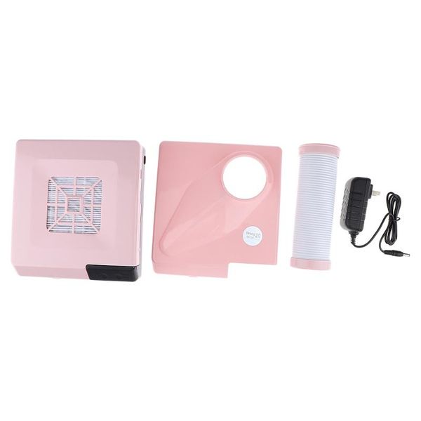 

nail salon dust collector suction cleaner fan no-spilling filter art equipment, Silver