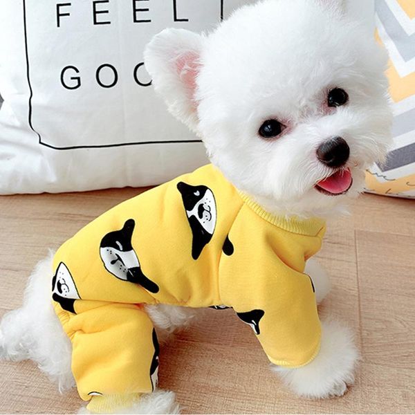 

dog jumpsuits pet pajamas clothing for dogs rompers cotton clothes cat costumes