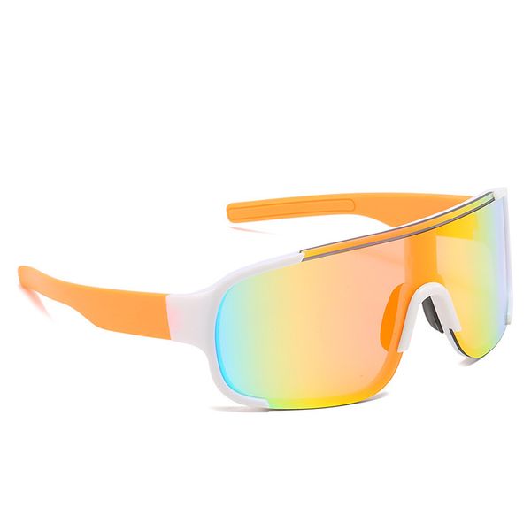 

oversized shield visor mask sunglass women men windproof glass mirror one peice big frame goggl shad sport uv400, White;black