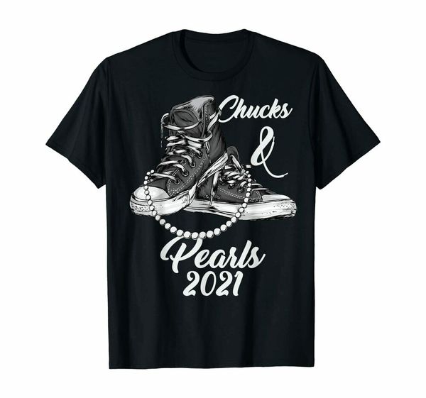 

chucks and pearls funny teacher vintage valentine apparel t-shirt, White;black